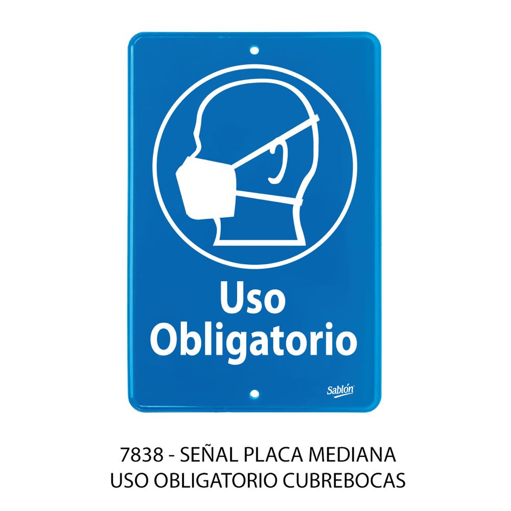 SENAL DE USO OBLIGATORIO CUBREBOCAS 7838